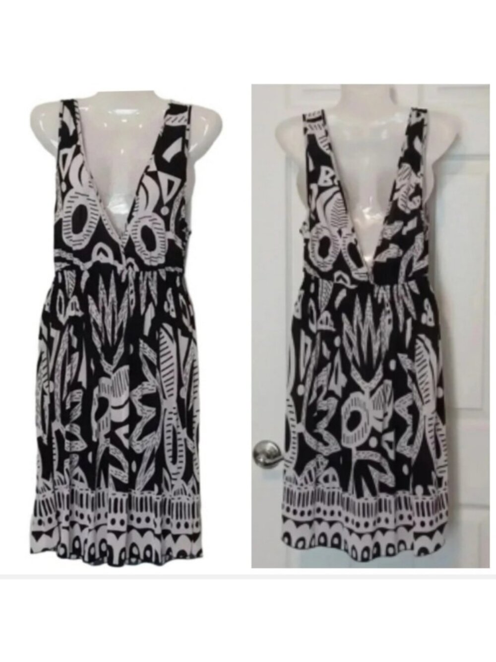 - Summer dress with a low neckline Women's Size Small - Picture 2 of 7